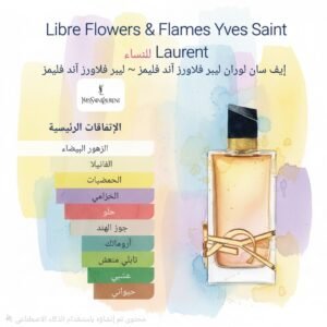 libre flowers & flames yves saint laurent
