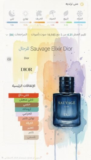 . sauvage elixir. 60ml